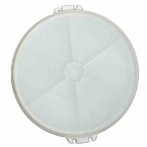 Vintage Tupperware Party Lazy Susan Tray Divided Vegetable 405-1 Clear Lid 224-9